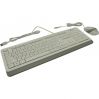 Клавиатура и мышь A4Tech F1010 WHITE бело-серая, USB