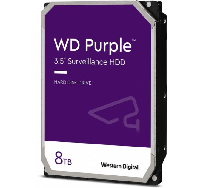 Жесткий диск 8TB SATA 6Gb/s Western Digital WD84PURZ WD Purple 3,5" 5640M 128MB DV&NVR