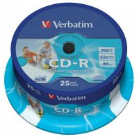 CD-диск Verbatim Printable, Cake Box