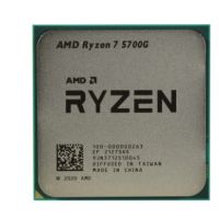 Процессор AMD Ryzen 7 5700G 100-000000263 Zen 3 8C/16T 3.8-4.6GHz (AM4, L3 16MB, 7nm, 65W, Radeon graphics 2000MHz) tray