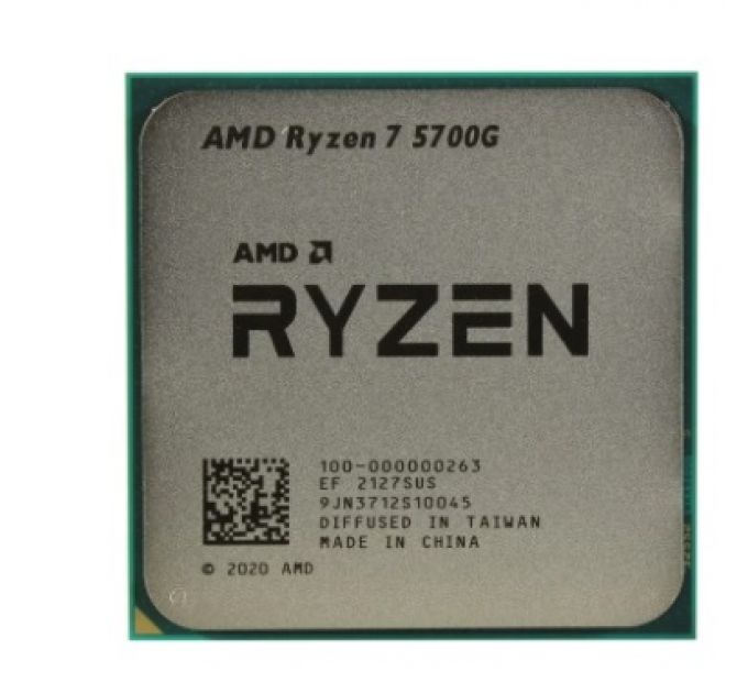 Процессор AMD Ryzen 7 5700G 100-000000263 Zen 3 8C/16T 3.8-4.6GHz (AM4, L3 16MB, 7nm, 65W, Radeon graphics 2000MHz) tray