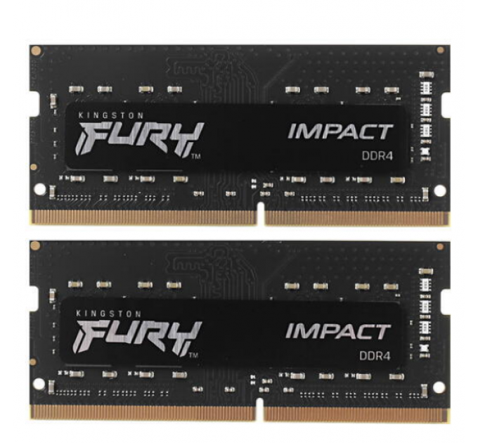 Модуль памяти SODIMM DDR4 16GB (2*8GB) Kingston FURY KF432S20IBK2/16 Impact 3200MHz CL20 1.2V