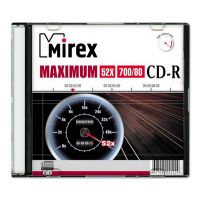 CD-диск Mirex 700 Mb, Maximum, Slim Case (1 шт)