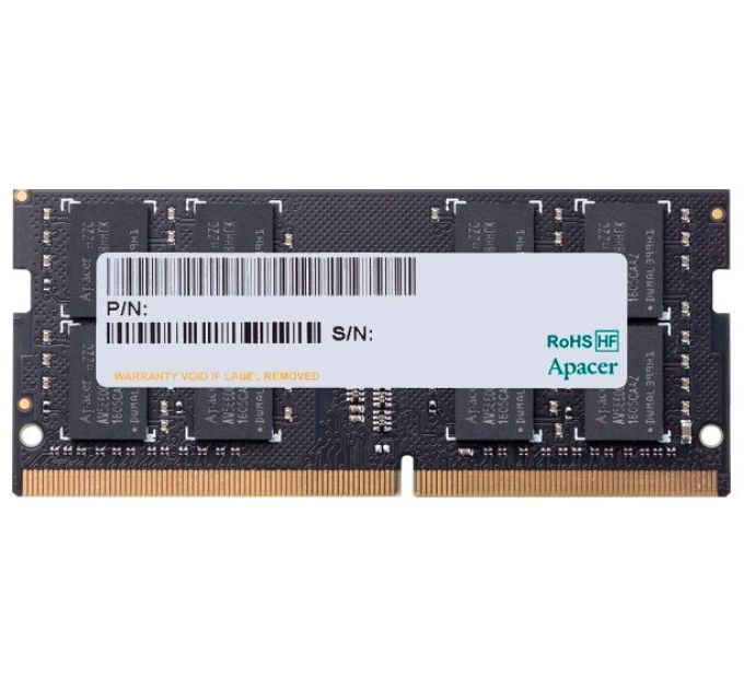 Модуль памяти SODIMM DDR4 4GB Apacer ES.04G2V.KNH PC4-21300 2666MHz CL19 1.2V 1R 512x8 RTL