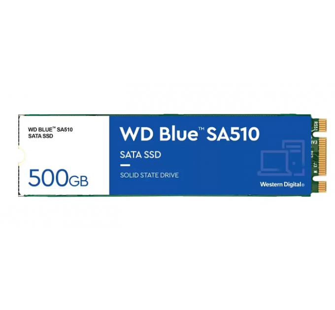 SSD-накопитель Western Digital SSD Blue SA510 500Gb M2.2280 SATA III WDS500G3B0B