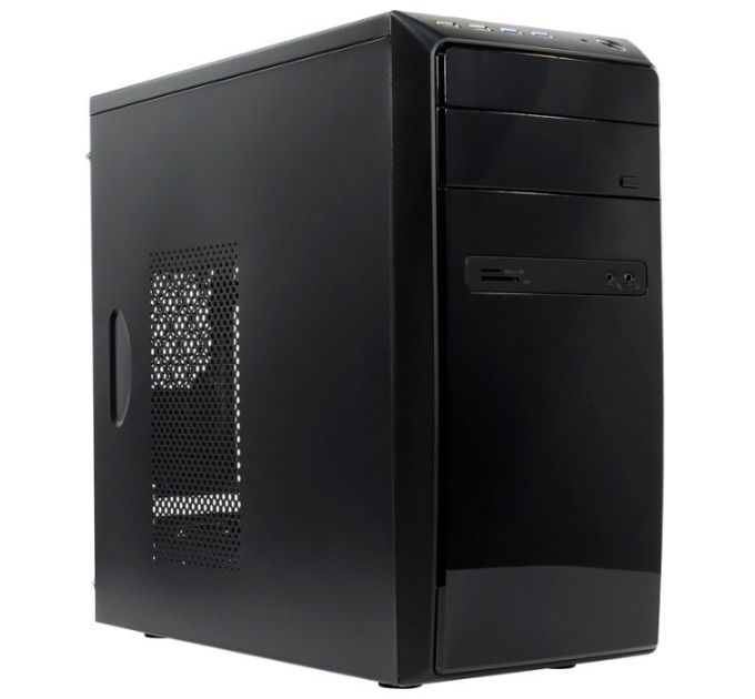 Корпус mATX Powerman ES726BK USB3.0 450W 6120259 Mini Tower черный,