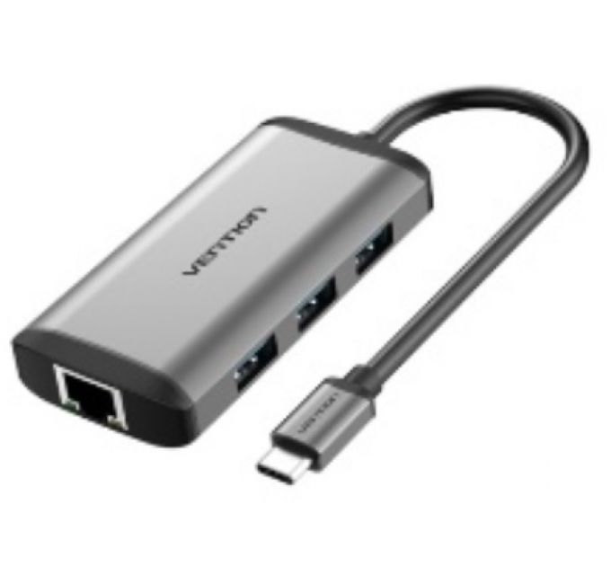 USB-хаб Vention 3-Port USB3.0 Hub + USB-C + HDM