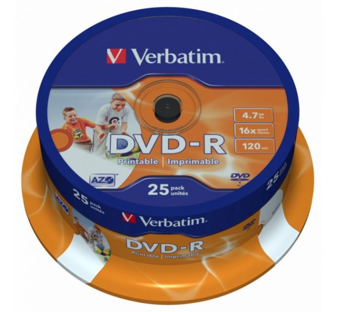 DVD-диск Verbatim DVD+R 4.7 Gb