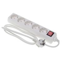 Удлинитель шнура питания Buro BU-PS5.1-W (cетевой) white