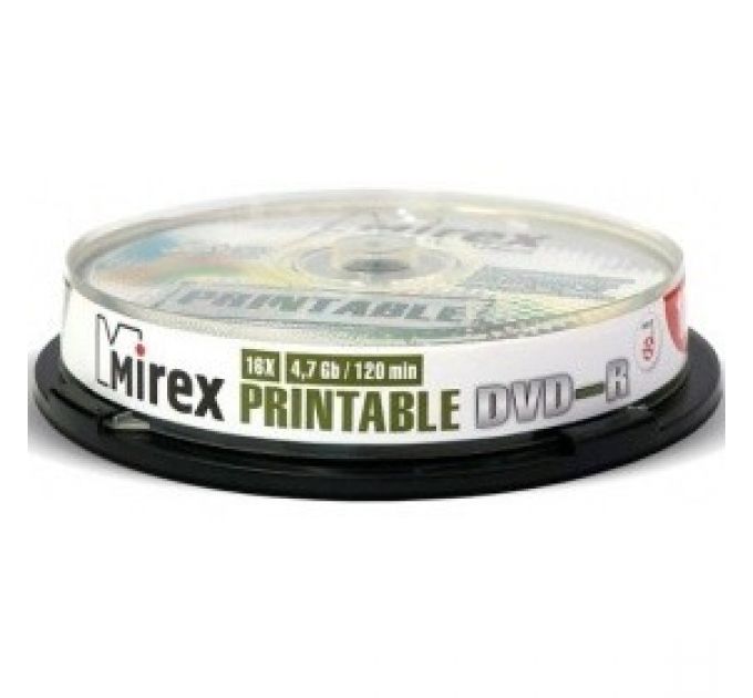 DVD-диск Mirex UL130003A1L Cake Box (10)