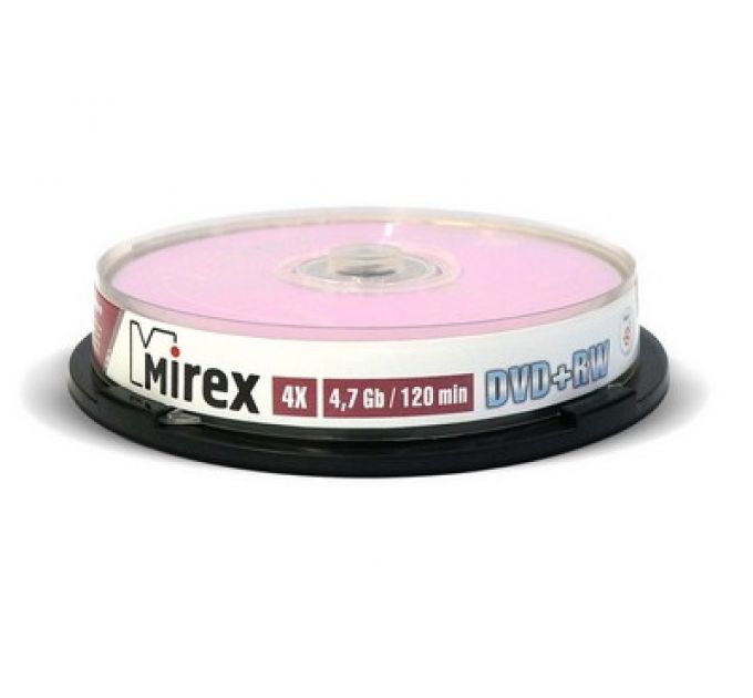 DVD-диск Mirex 4.7 Gb, UL130022A4L, Cake Box (10 шт)