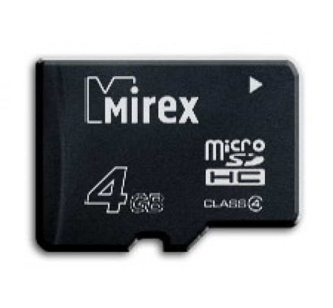 Карта памяти Mirex microSDHC Class 4 4GB