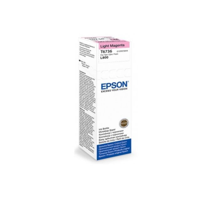 Чернила Epson T6736 LIGHT MAGENTA для L800