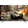 43" Телевизор Sber SDX 43F2014 серебро 1920x1080, Full HD, 60 Гц, Wi-Fi, Smart TV, Салют ТВ