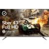 43" Телевизор Sber SDX 43F2014 серебро 1920x1080, Full HD, 60 Гц, Wi-Fi, Smart TV, Салют ТВ