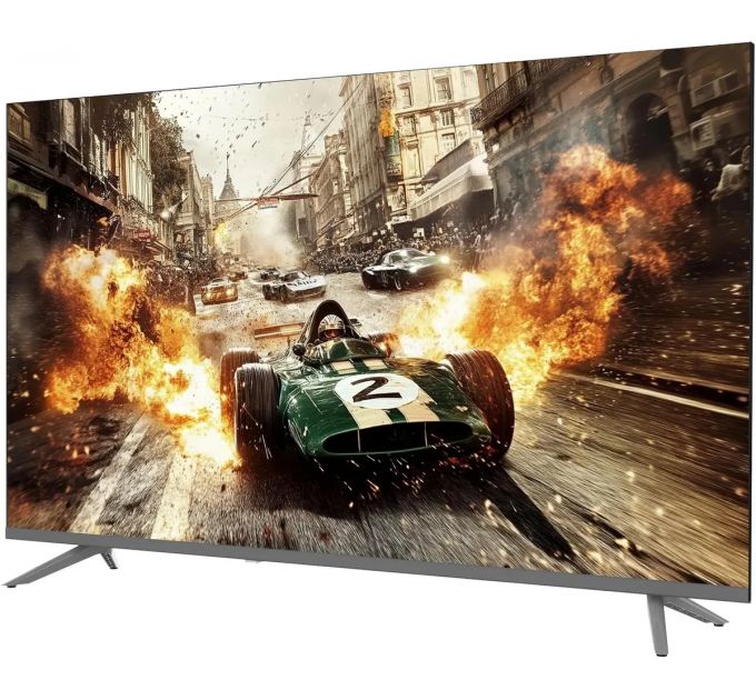 43" Телевизор Sber SDX 43F2014 серебро 1920x1080, Full HD, 60 Гц, Wi-Fi, Smart TV, Салют ТВ