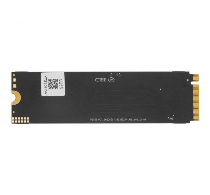 Накопитель SSD Netac NV2000, 256GB, PCIe 3.0 x4, M.2 2280, NVMe, R/W 2500/1000