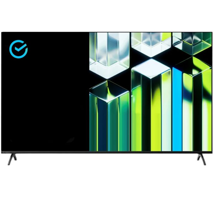 55" Телевизор Sber SDX 55UQ5230T QLED черный 3840x2160, 4K Ultra HD, 60 Гц, Wi-Fi, Smart TV, Салют Т