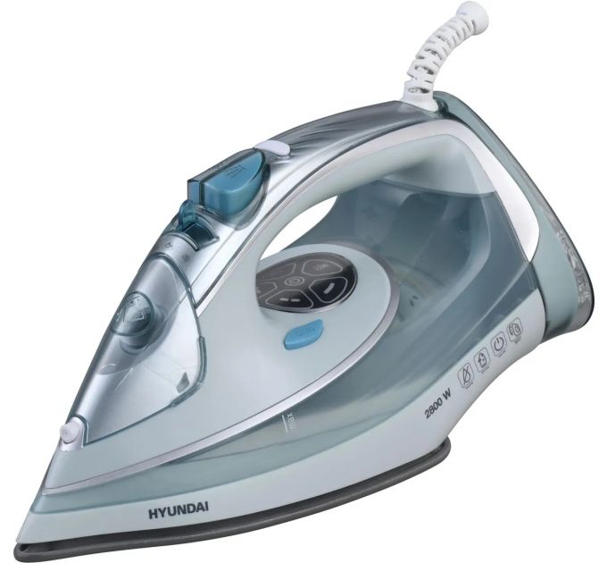 Утюг Hyundai H-SI01340 2800Вт голубой/белый