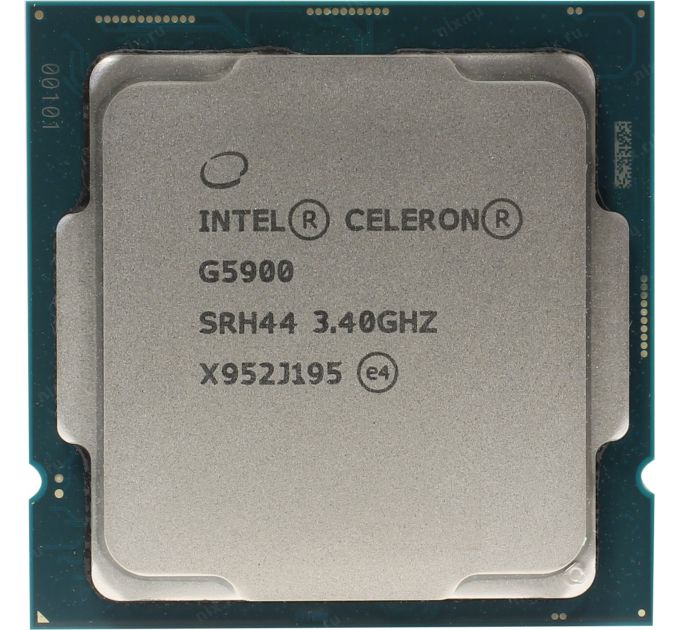 Процессор Intel Celeron G5900 CM8070104292110SRH44 (3.4 ГГц, 2 МБ, OEM)