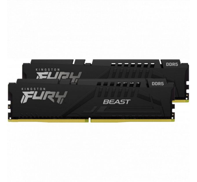 ОЗУ Kingston Fury Beast KF552C40BBK2-32 (DIMM, DDR5, 32 Гб (2 х 16 Гб), 5200 МГц)