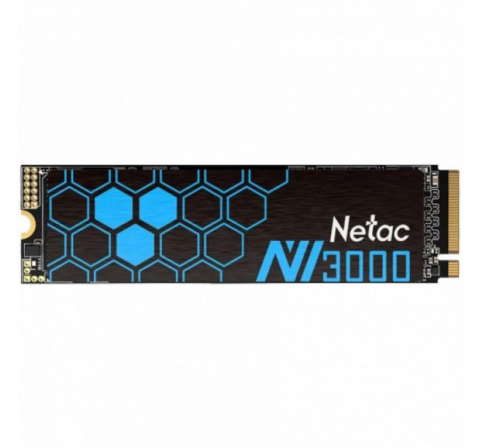 Внутренний жесткий диск Netac 1.0Tb NV3000 Series NT01NV3000-1T0-E4X (SSD (твердотельные), 1 ТБ, M.2, PCIe)