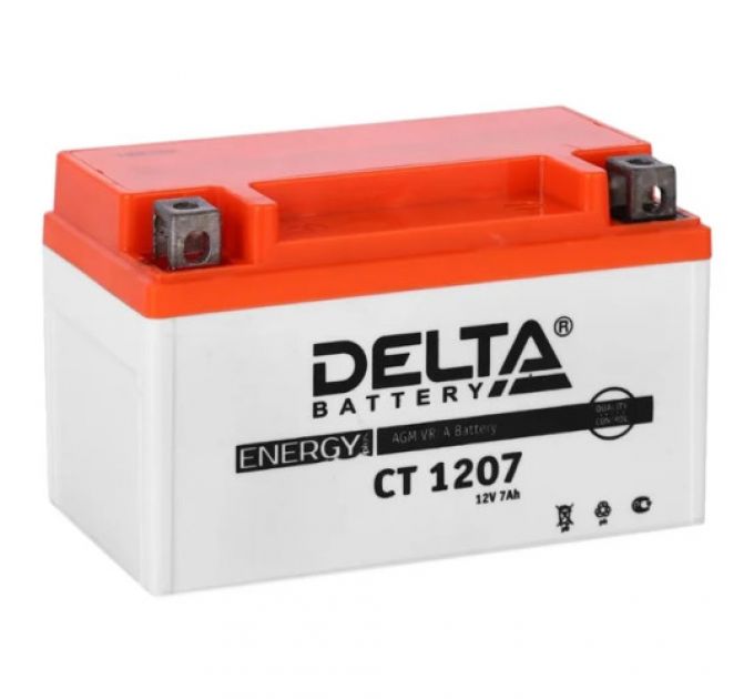 Сменные аккумуляторы АКБ для ИБП Delta Battery CT 1207.1 (12 В)