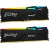 ОЗУ Kingston FURY Beast Black RGB KF552C36BBEAK2-32 (DIMM, DDR5, 32 Гб (2 х 16 Гб), 5200 МГц)