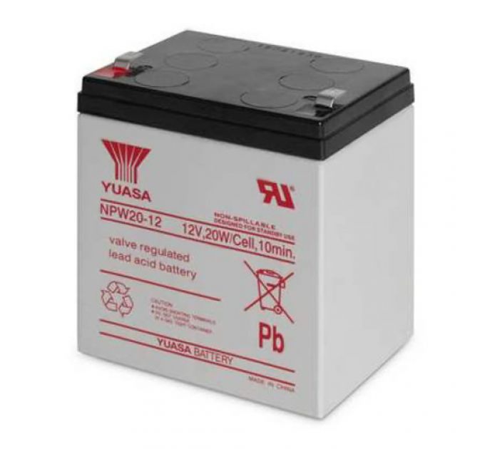 Сменные аккумуляторы АКБ для ИБП Yuasa Батарея NPW 20-12 (12 В/4.5 Ач) 14249 (12 В)