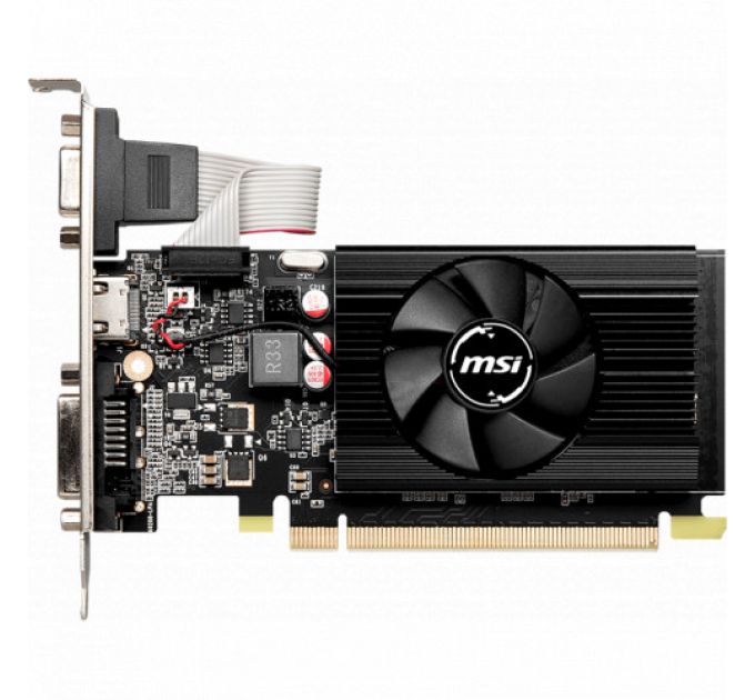 Видеокарта PCI-E MSI GeForce GT 730 (N730K-2GD3/LP) 2GB DDR3 64bit 28nm 902/1600MHz DVI-D/HDMI/D-SUB