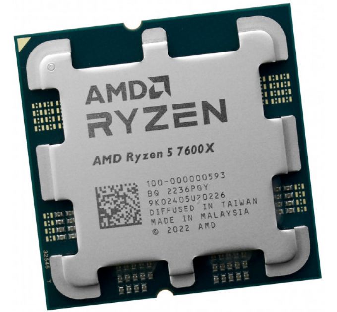 Процессор AMD Ryzen 5 7600X 100-000000593 (4.7 ГГц, 32 МБ, OEM)