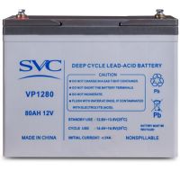 Сменные аккумуляторы АКБ для ИБП SVC Батарея 12В 80 Ач 18815 (12 В)
