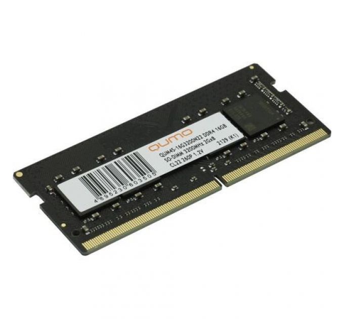 ОЗУ Qumo 16GB QUM4S-16G3200N22 (SO-DIMM, DDR4, 16 Гб, 3200 МГц)