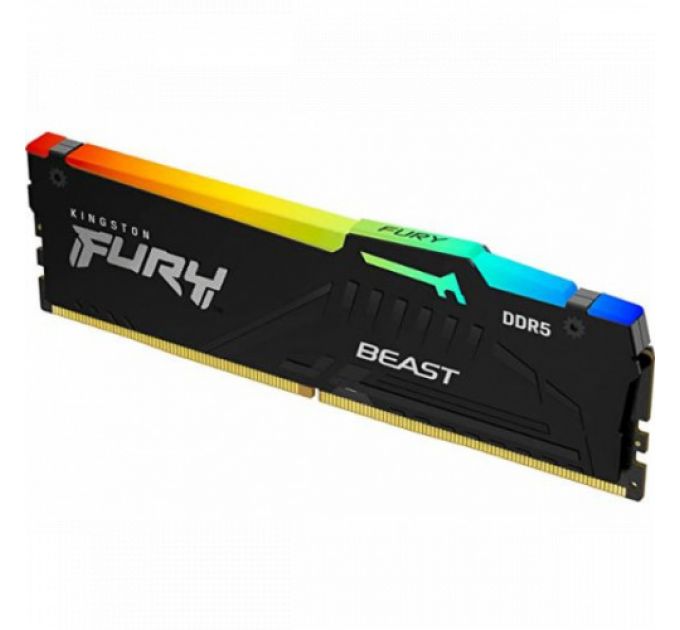 ОЗУ Kingston Fury Beast RGB 16 ГБ KF560C40BBA-16 (DIMM, DDR5, 16 Гб, 6000 МГц)