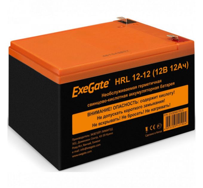 Сменные аккумуляторы АКБ для ИБП ExeGate HRL 12-12 EX285661RUS (12 В)