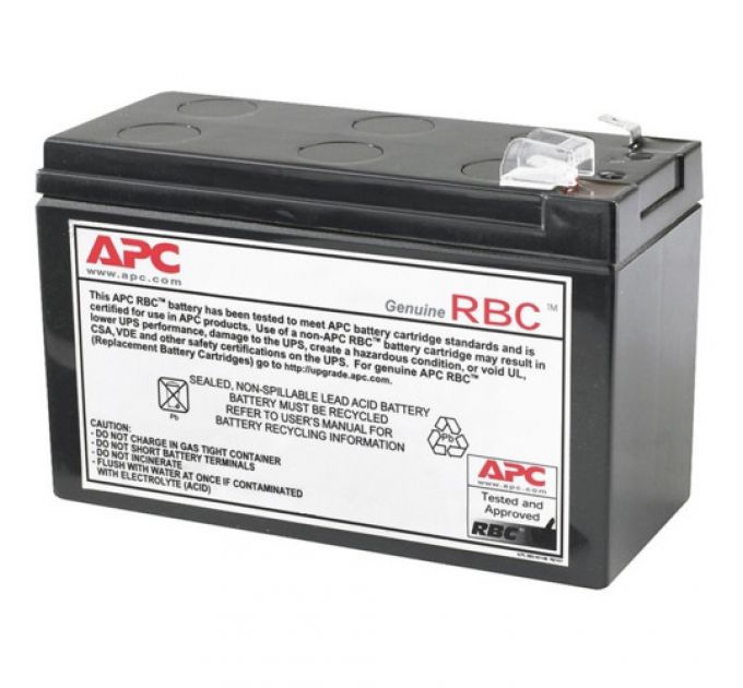 Сменные аккумуляторы АКБ для ИБП APC Сменный аккумуляторный картридж №110 APCRBC110 (12 В)