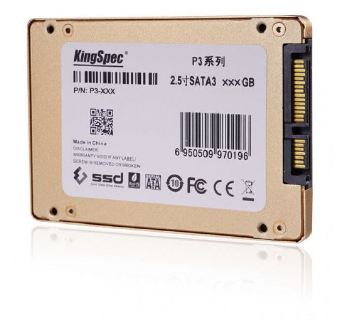 Внутренний жесткий диск KingSpec P4-480 (SSD (твердотельные), 480 ГБ, 2.5 дюйма, SATA)