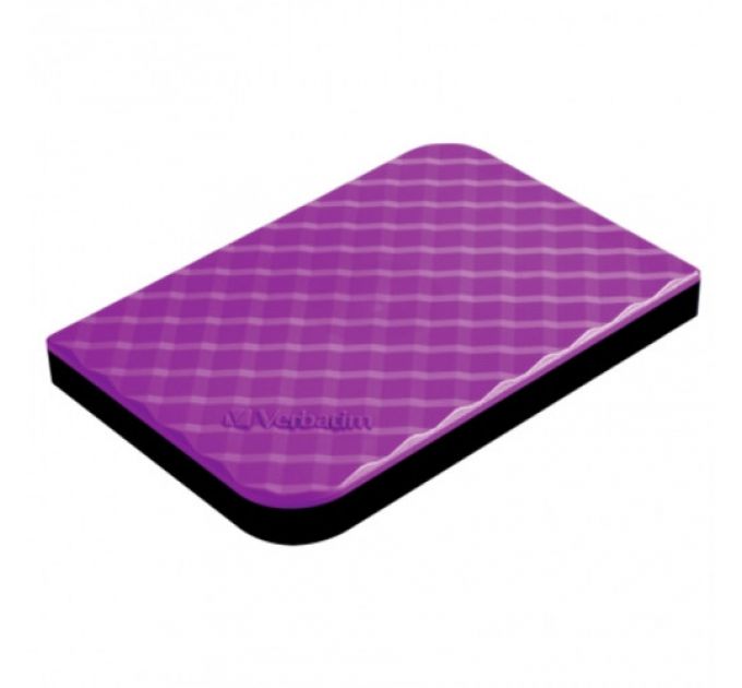 Внешний жесткий диск Verbatim 1TB Store 'n' Go Style, 2.5", USB 3.0, Фиолетовый 53212 (1 ТБ)