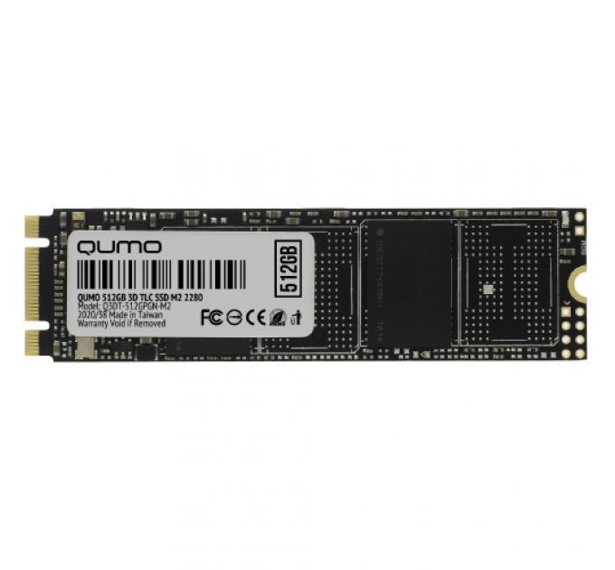 Внутренний жесткий диск Qumo Novation Q3DT Q3DT-512GAEN-M2 (SSD (твердотельные), 512 ГБ, M.2, NVMe)