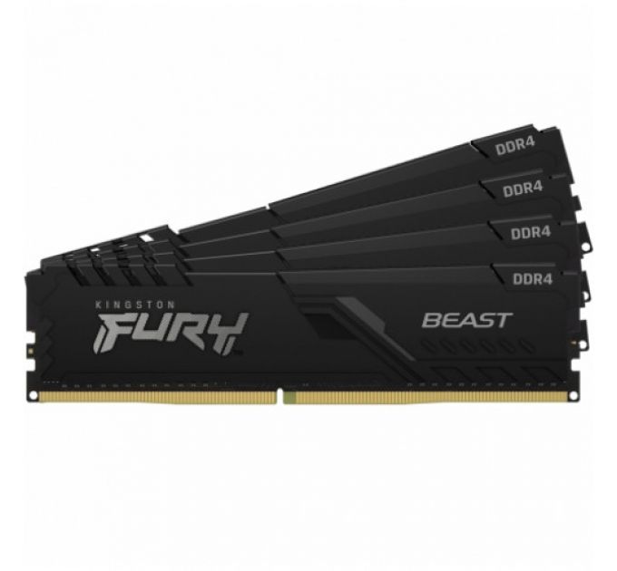 ОЗУ Kingston Fury Beast KF436C17BBK4/32 (DIMM, DDR4, 32 Гб (4 х 8 Гб), 3600 МГц)