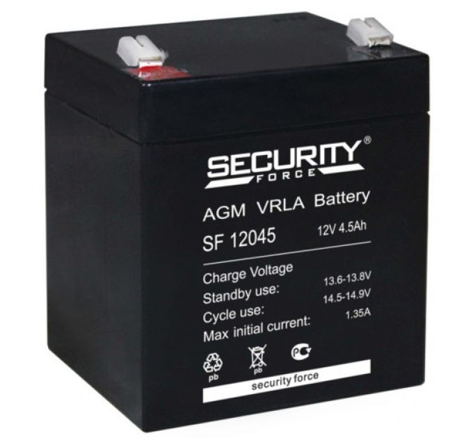 Сменные аккумуляторы АКБ для ИБП Security Force SF 12045 (12 В)