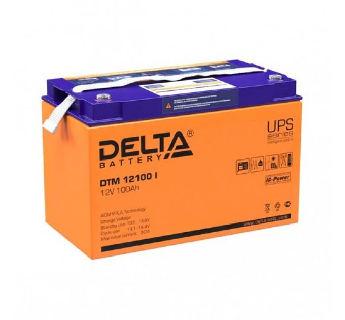 Сменные аккумуляторы АКБ для ИБП Delta Battery DTM 12100 I (12 В)