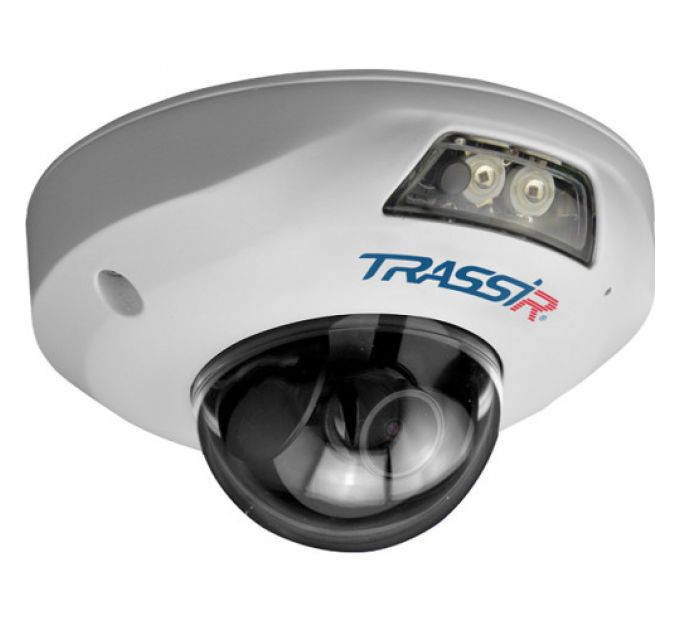 IP видеокамера Trassir TR-D4121IR1 3.6 (Купольная, Внутренней установки, Проводная, Фиксированный объектив, 3.6 мм, 1/2.7", 2 Мп ~ 1920×1080 Full HD)