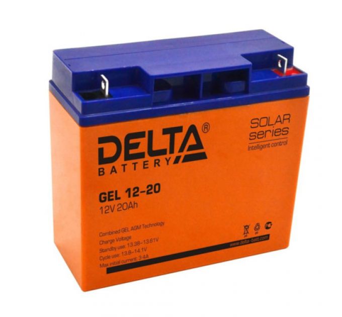 Сменные аккумуляторы АКБ для ИБП Delta Battery GEL 12-20 (12 В)