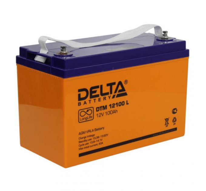 Сменные аккумуляторы АКБ для ИБП Delta Battery DTM 12100 L (12 В)