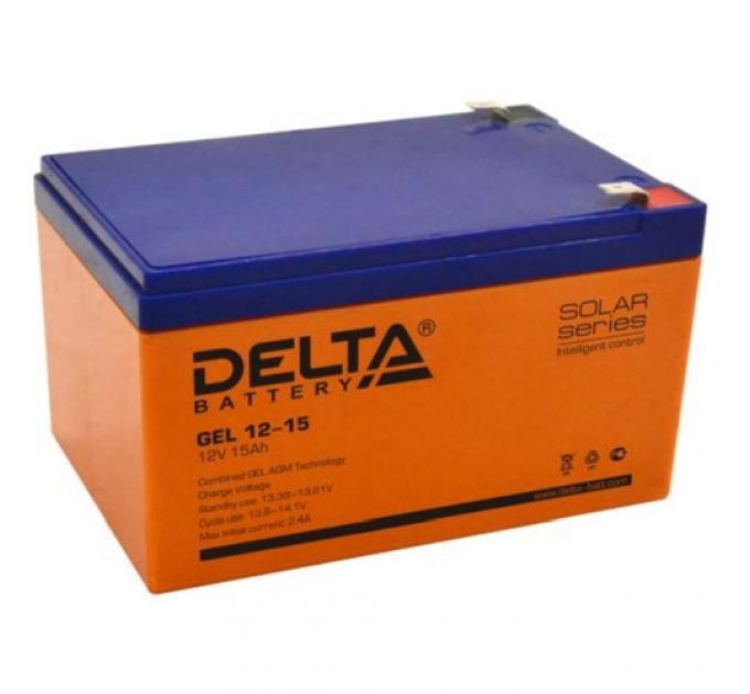 Сменные аккумуляторы АКБ для ИБП Delta Battery GEL 12-15 (12 В)