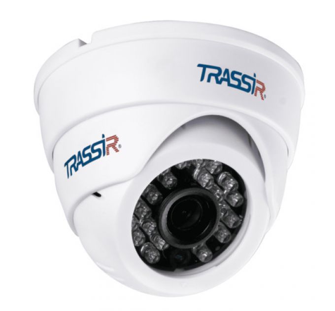 IP видеокамера Trassir TR-D8121IR2W (Купольная, Внутренней установки, WiFi + Ethernet, Фиксированный объектив, 2.8 мм, 1/2.7", 2 Мп ~ 1920×1080 Full HD)