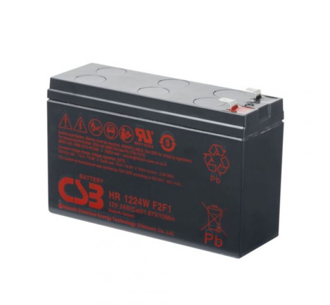 Сменные аккумуляторы АКБ для ИБП CSB Аккумуляторная батарея HR1224W (12 В)