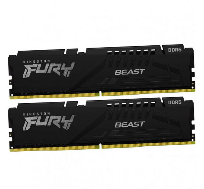 ОЗУ Kingston FURY Beast Black KF552C36BBEK2-32 (DIMM, DDR5, 32 Гб (2 х 16 Гб), 5200 МГц)