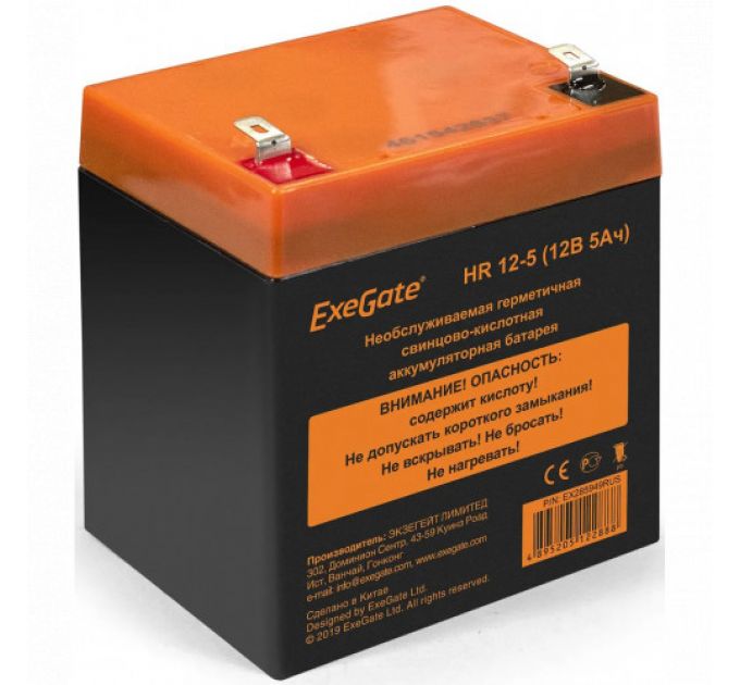 Сменные аккумуляторы АКБ для ИБП ExeGate HR 12-5 EX285949RUS (12 В)